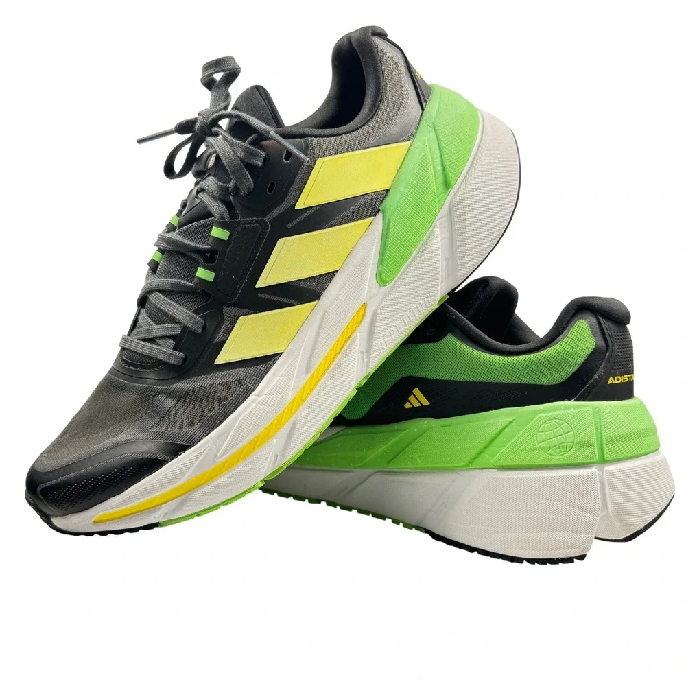 Adidas Adistar CS Men's Running Shoes‎ Gray Green Energy Drive Size 11.5